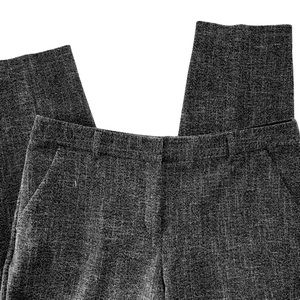 Express Columnist Tweed Ankle Mid Rise Trousers